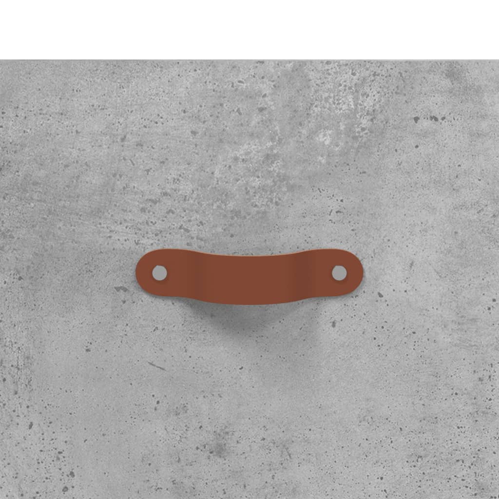 Chest of Drawers Concrete Grey 69.5x34x90 cm Engineered Wood