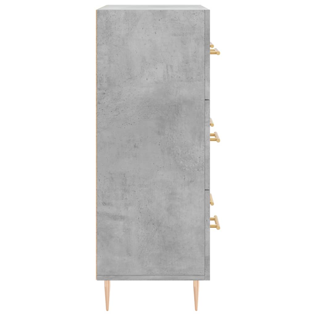 Sideboard Concrete Grey 69.5x34x90 cm Engineered Wood