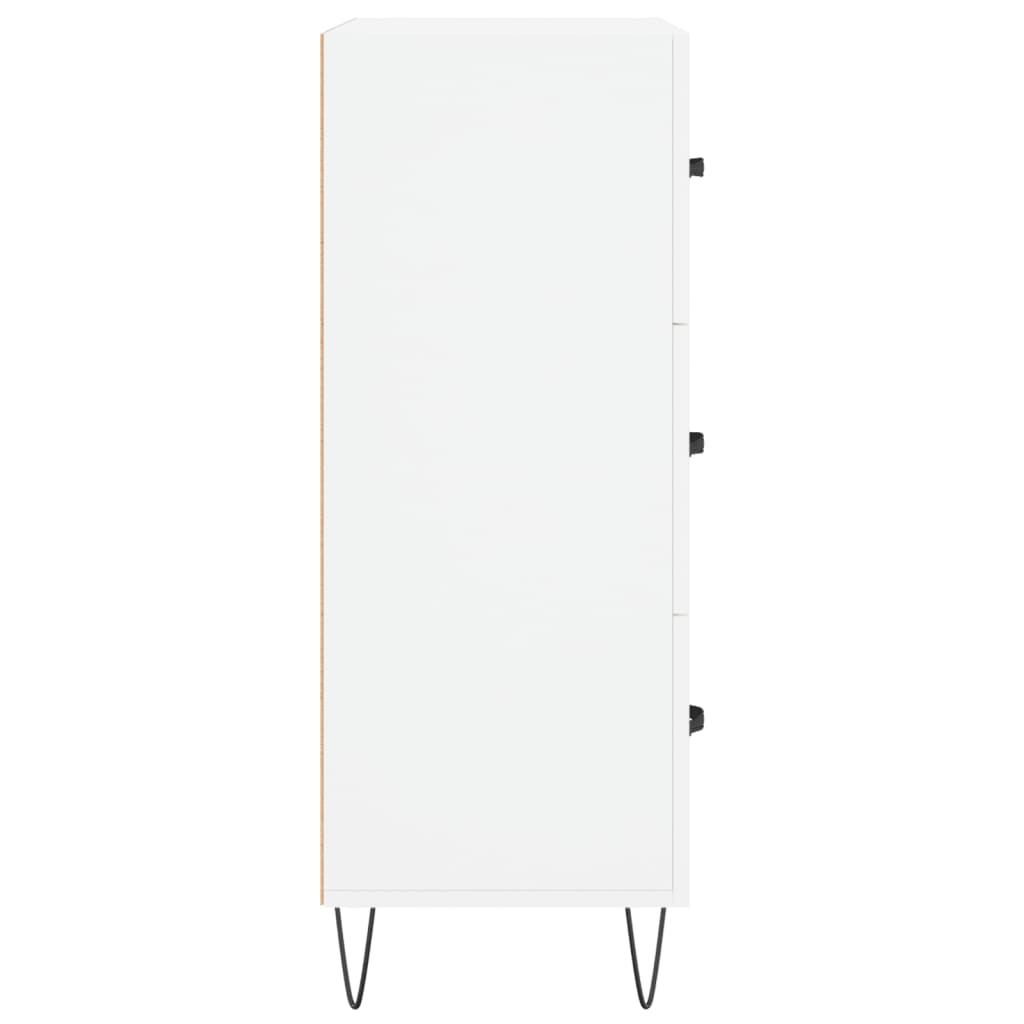 Sideboard White 69.5x34x90 cm Engineered Wood