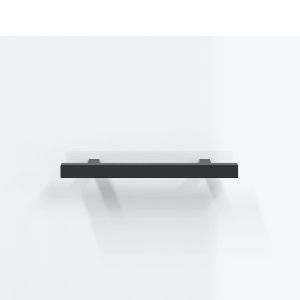 Sideboard High Gloss White 69.5x34x90 cm Engineered Wood