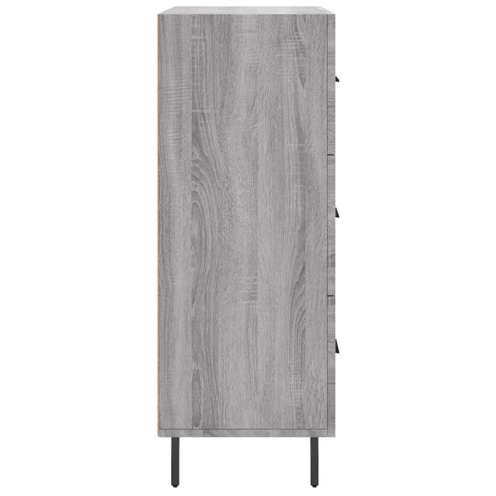 Sideboard Grey Sonoma 69.5x34x90 cm Engineered Wood