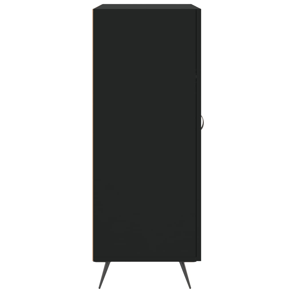 Sideboard Black 69.5x34x90 cm Engineered Wood