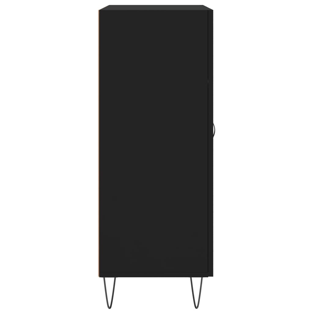 Sideboard Black 69.5x34x90 cm Engineered Wood