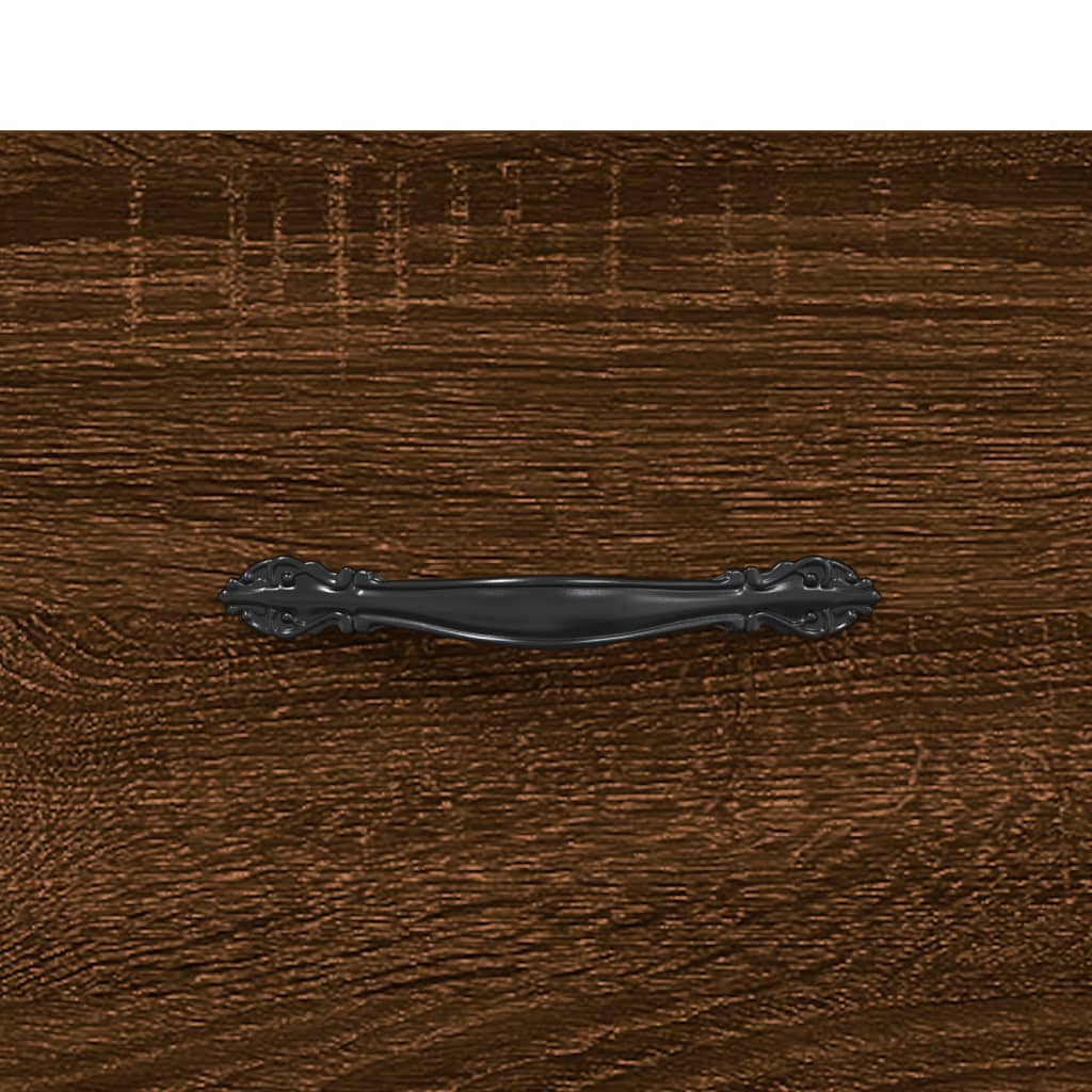 Sideboard Brown Oak 69.5x34x90 cm Engineered Wood