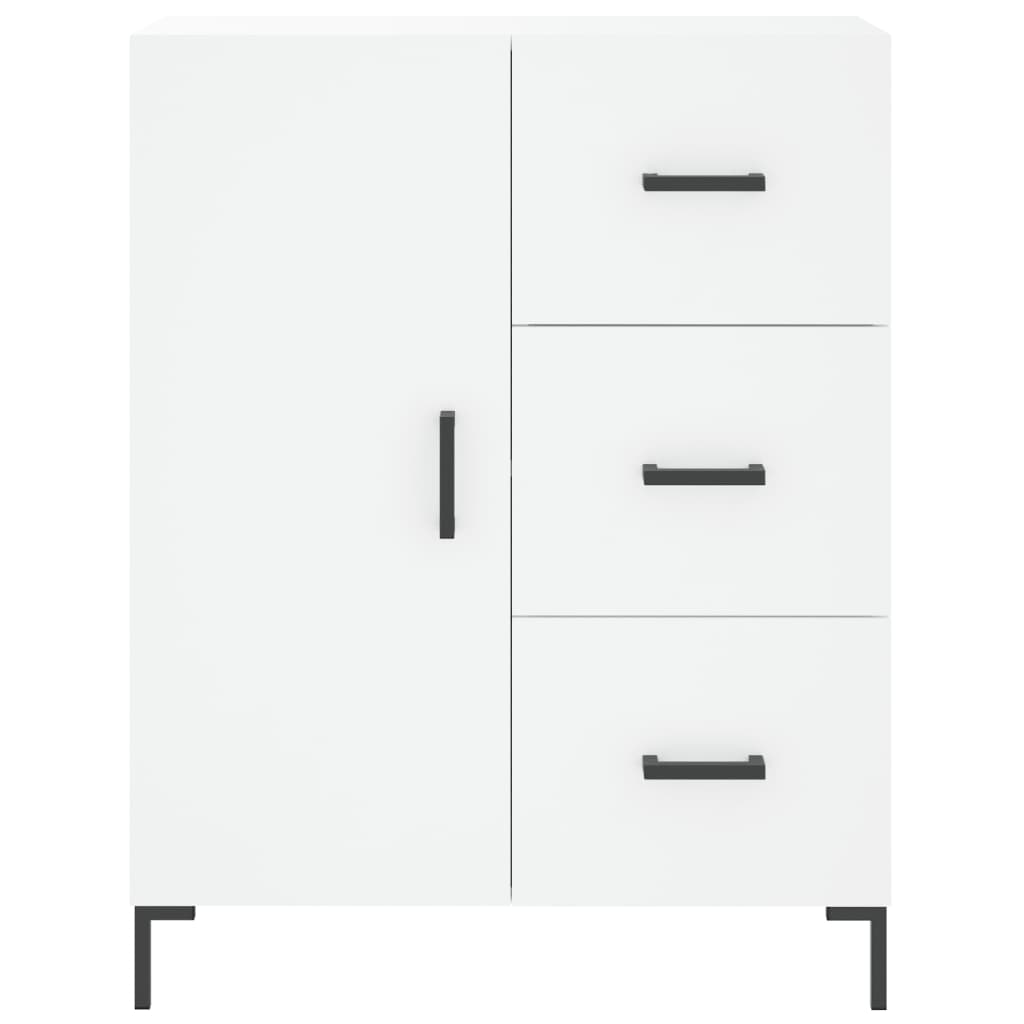 Sideboard White 69.5x34x90 cm Engineered Wood