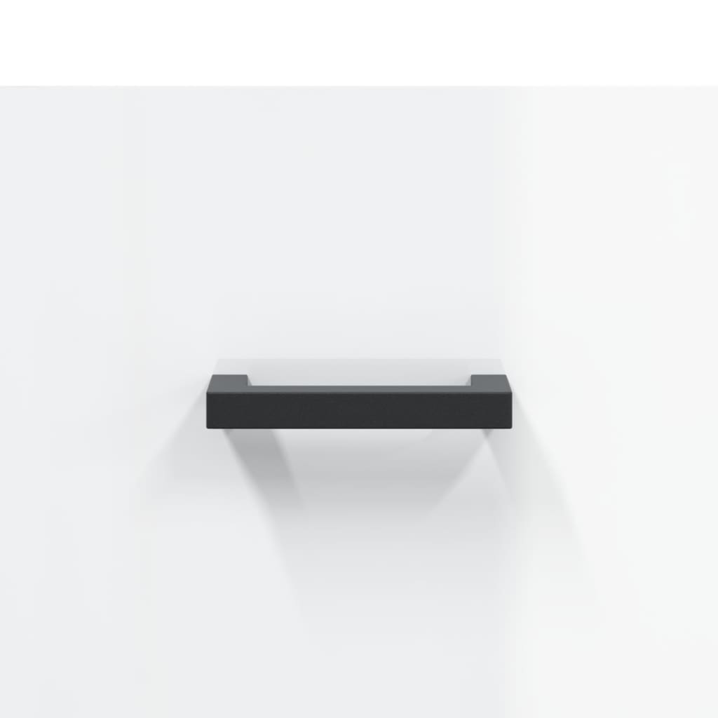 Sideboard High Gloss White 69.5x34x90 cm Engineered Wood