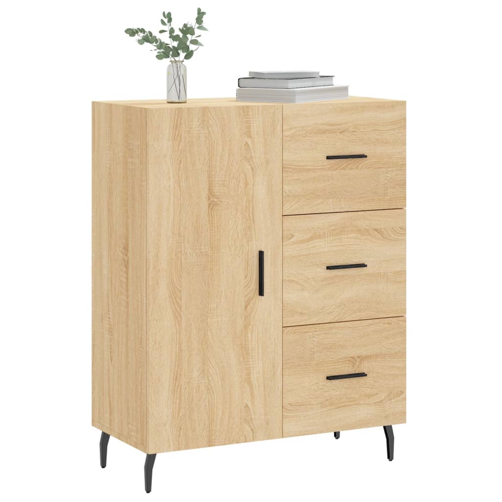 Sideboard Sonoma Oak 69.5x34x90 cm Engineered Wood