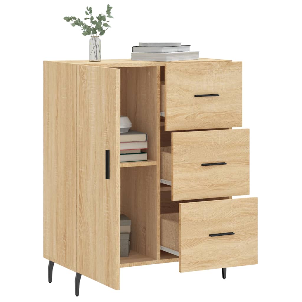 Sideboard Sonoma Oak 69.5x34x90 cm Engineered Wood