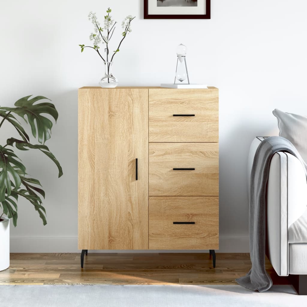 Sideboard Sonoma Oak 69.5x34x90 cm Engineered Wood
