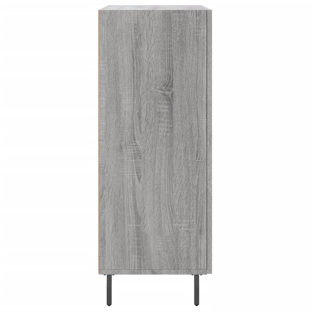 Sideboard Grey Sonoma 69.5x34x90 cm Engineered Wood