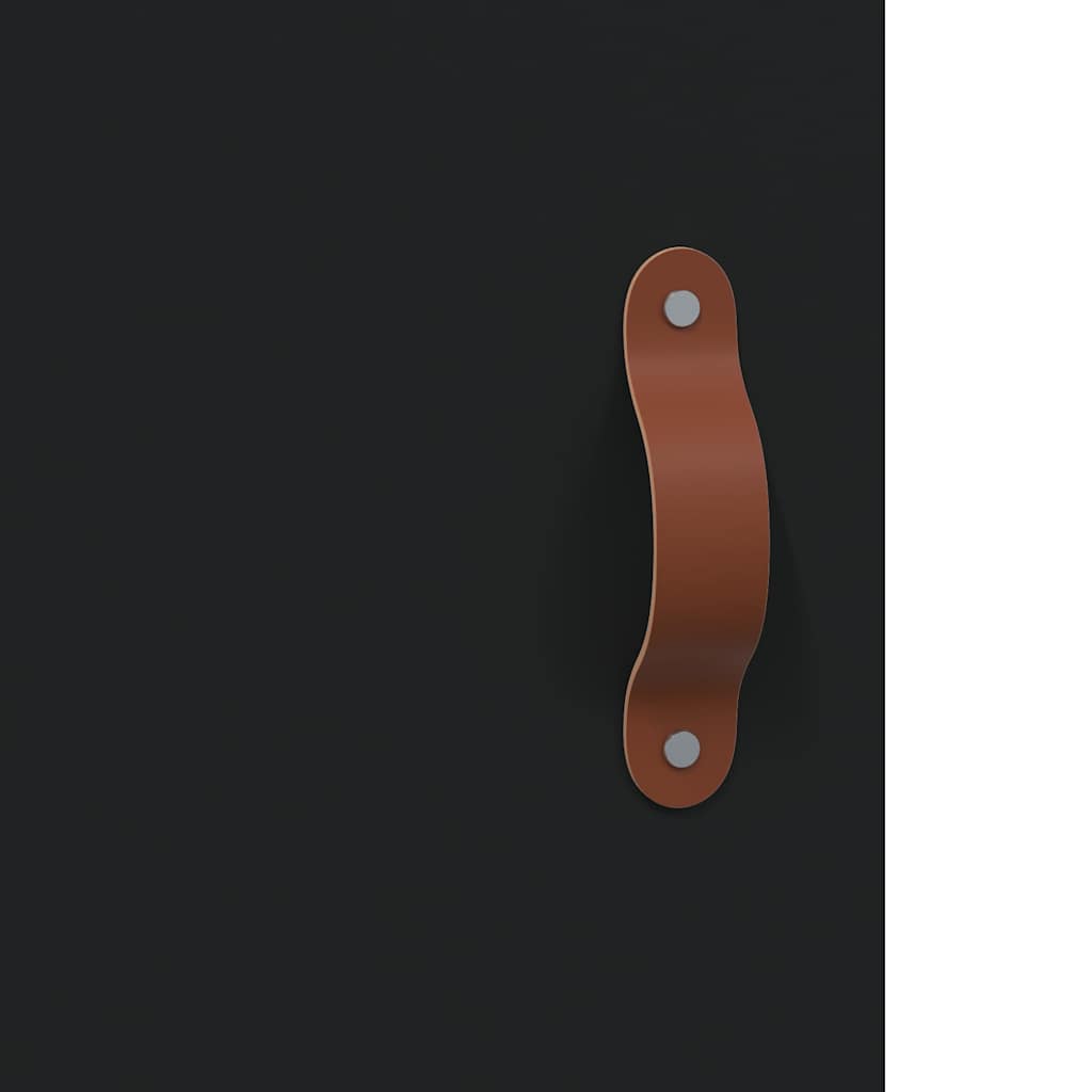 Sideboard Black 69.5x34x90 cm Engineered Wood