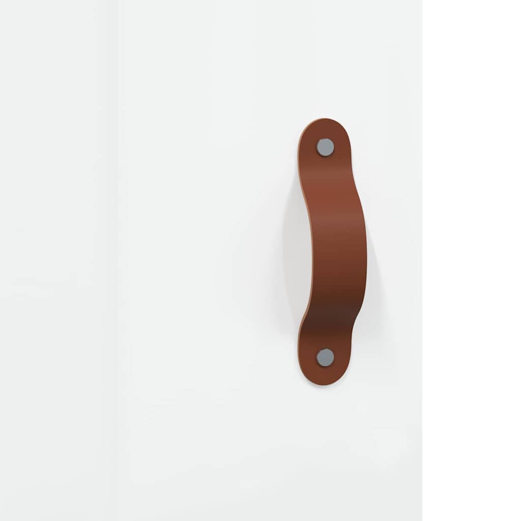 Sideboard High Gloss White 69.5x34x90 cm Engineered Wood