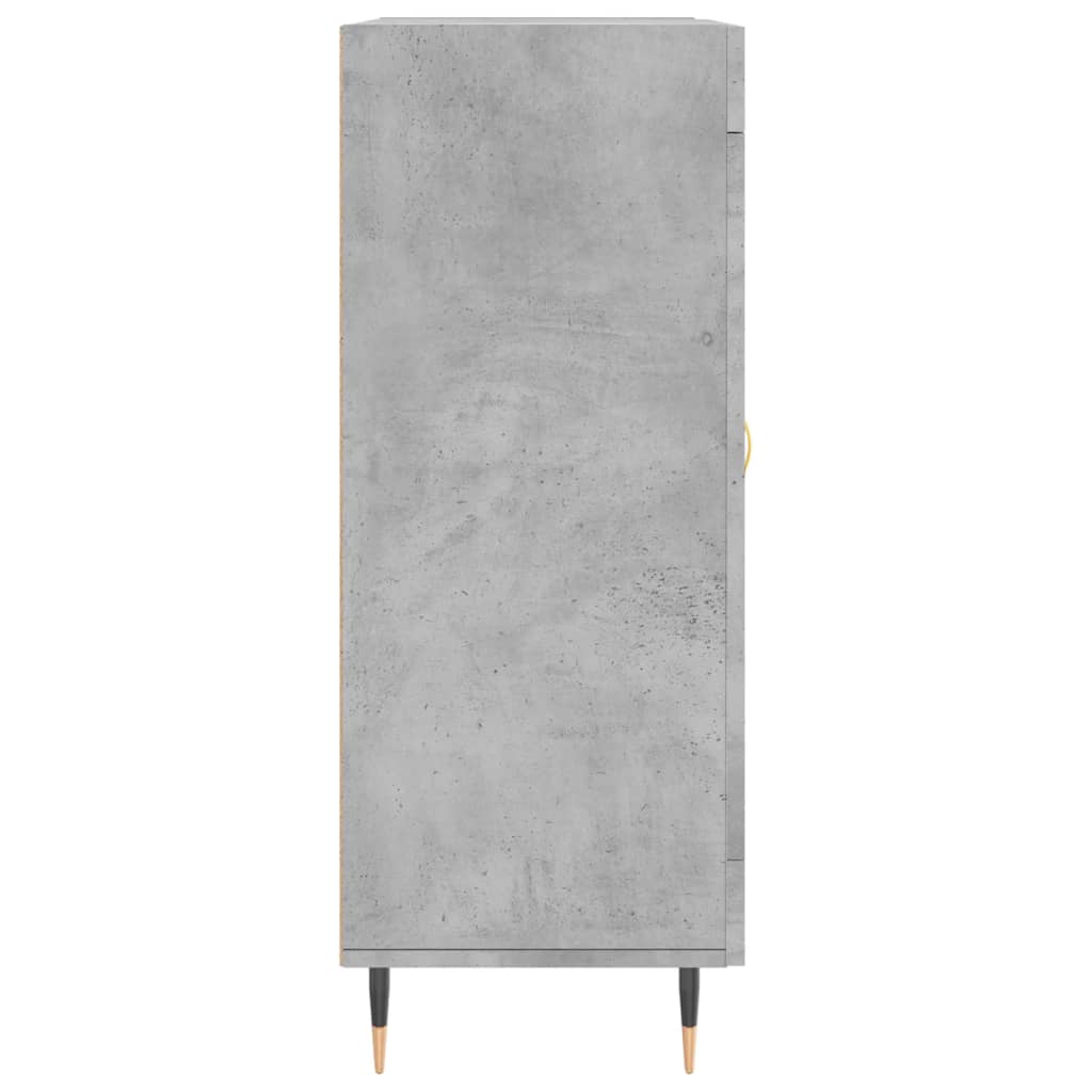 Sideboard Concrete Grey 69.5x34x90 cm Engineered Wood