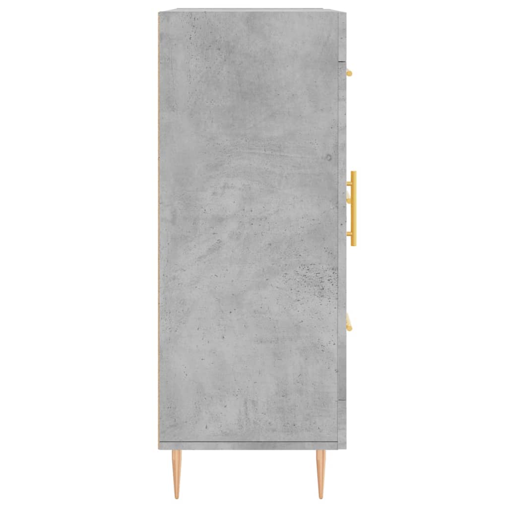 Sideboard Concrete Grey 69.5x34x90 cm Engineered Wood