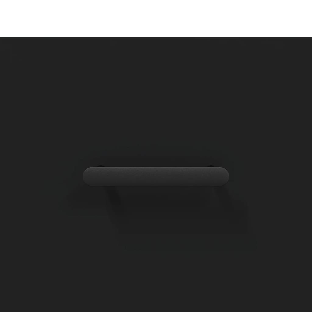 Sideboard Black 69.5x34x90 cm Engineered Wood