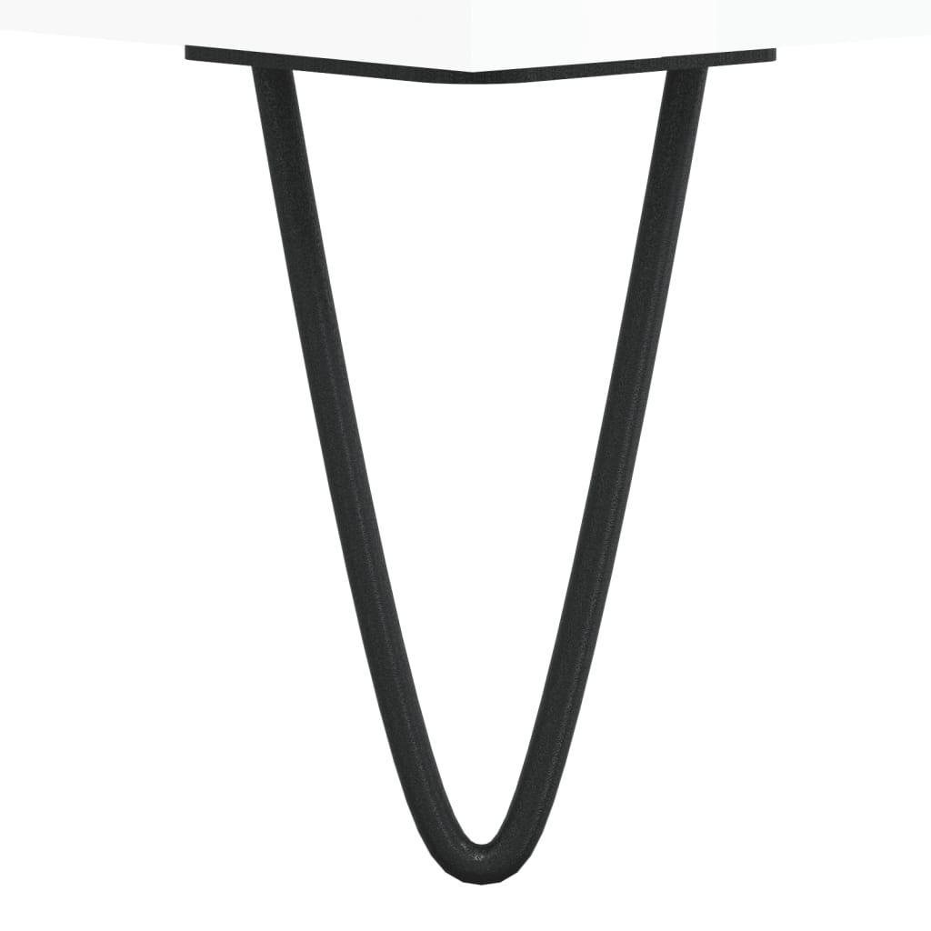 Bookcase High Gloss White 69.5x32.5x90 cm Engineered Wood