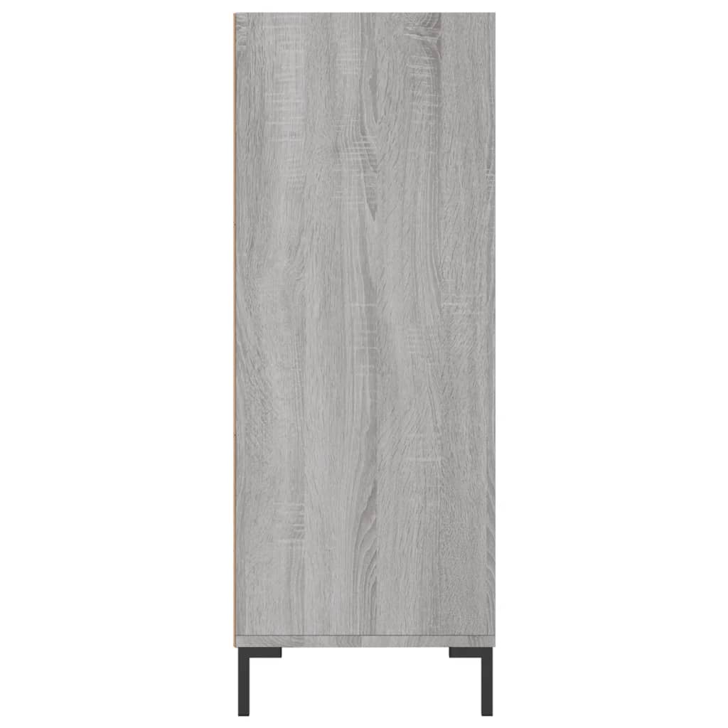 Bookcase Grey Sonoma 69.5x32.5x90 cm Engineered Wood