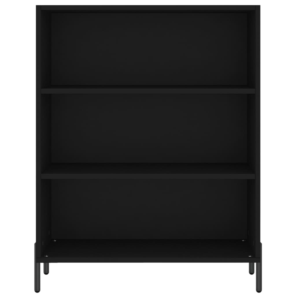 Shelf Cabinet Black 69.5x32.5x90 cm Engineered Wood