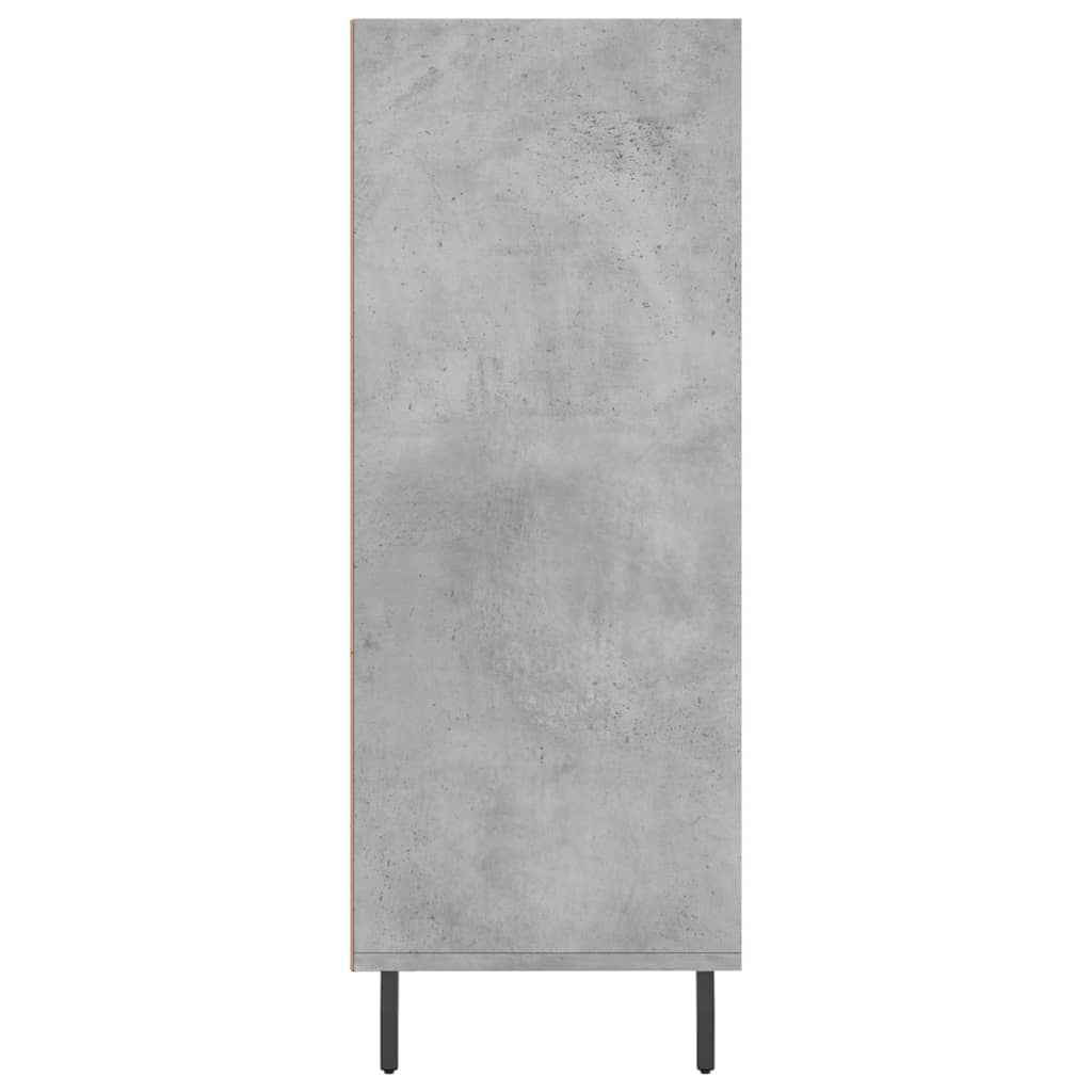 Shelf Cabinet Concrete Grey 69.5x32.5x90 cm Engineered Wood