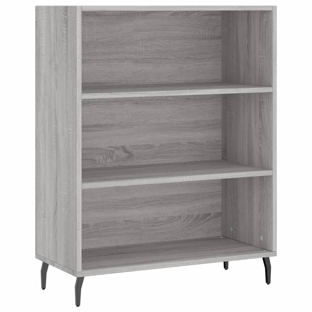 Shelf Cabinet Grey Sonoma 69.5x32.5x90 cm Engineered Wood