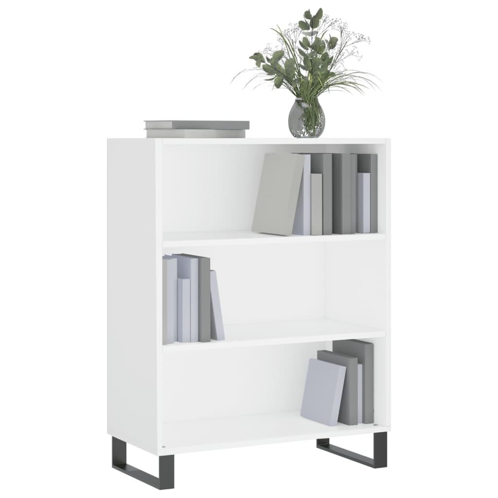 Shelf Cabinet White 69.5x32.5x90 cm Engineered Wood
