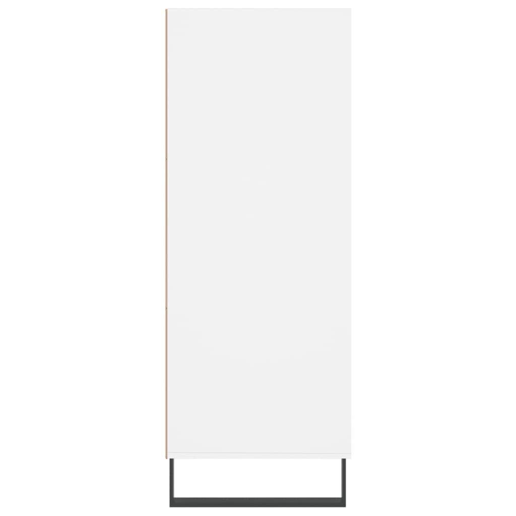 Shelf Cabinet White 69.5x32.5x90 cm Engineered Wood