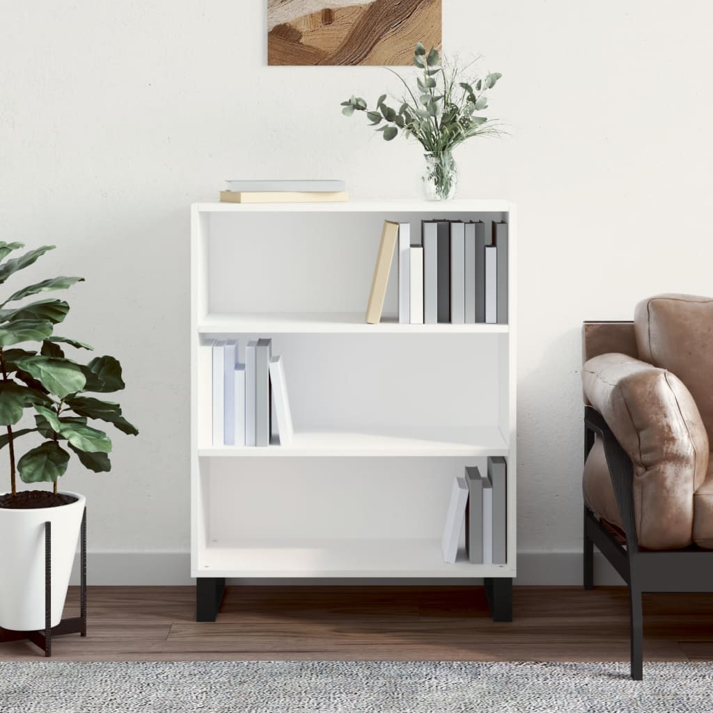Shelf Cabinet White 69.5x32.5x90 cm Engineered Wood