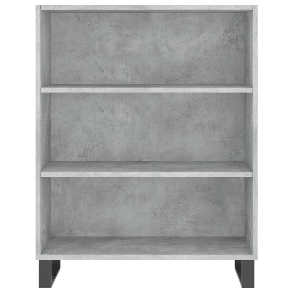 Shelf Cabinet Concrete Grey 69.5x32.5x90 cm Engineered Wood