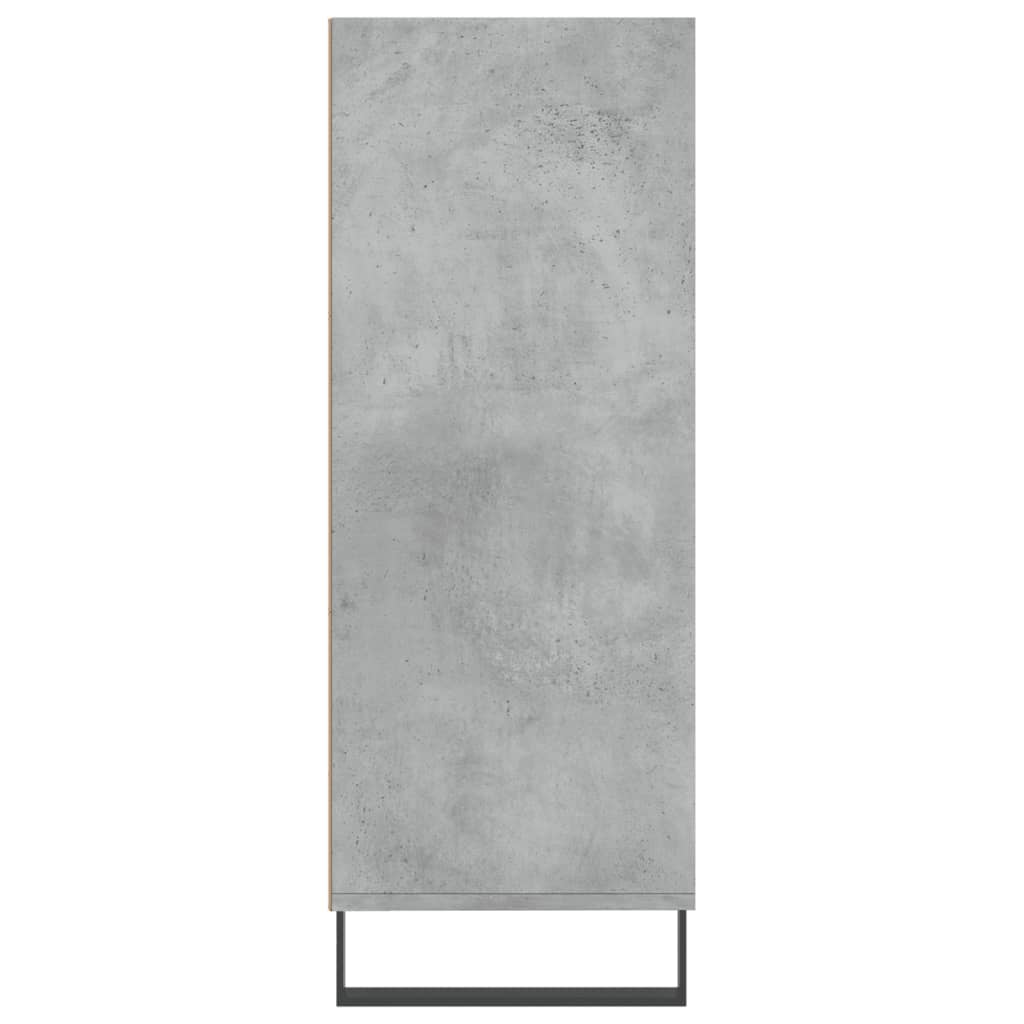 Shelf Cabinet Concrete Grey 69.5x32.5x90 cm Engineered Wood