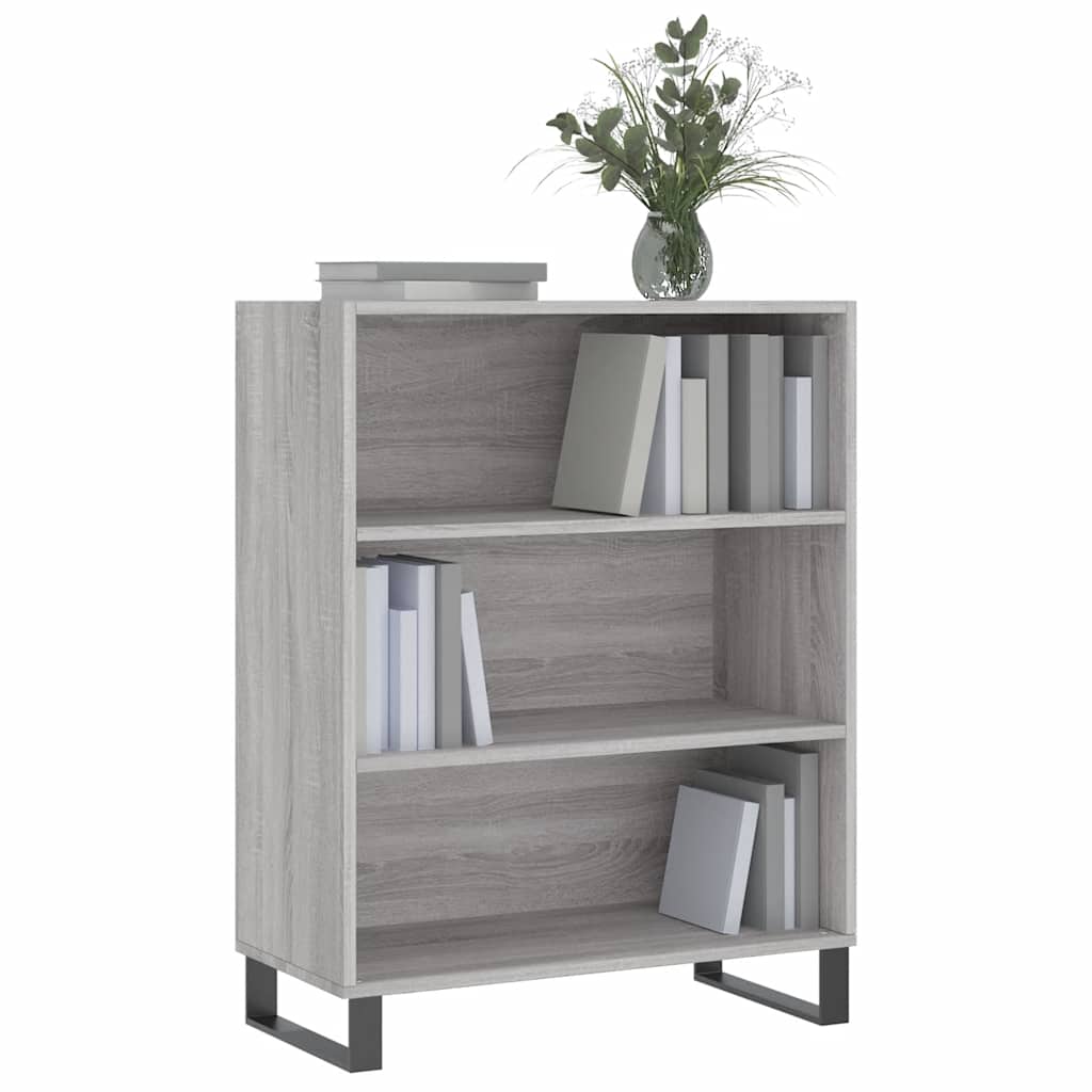 Shelf Cabinet Grey Sonoma 69.5x32.5x90 cm Engineered Wood