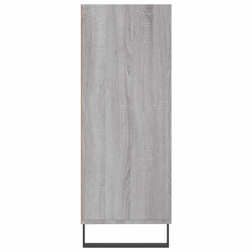 Shelf Cabinet Grey Sonoma 69.5x32.5x90 cm Engineered Wood