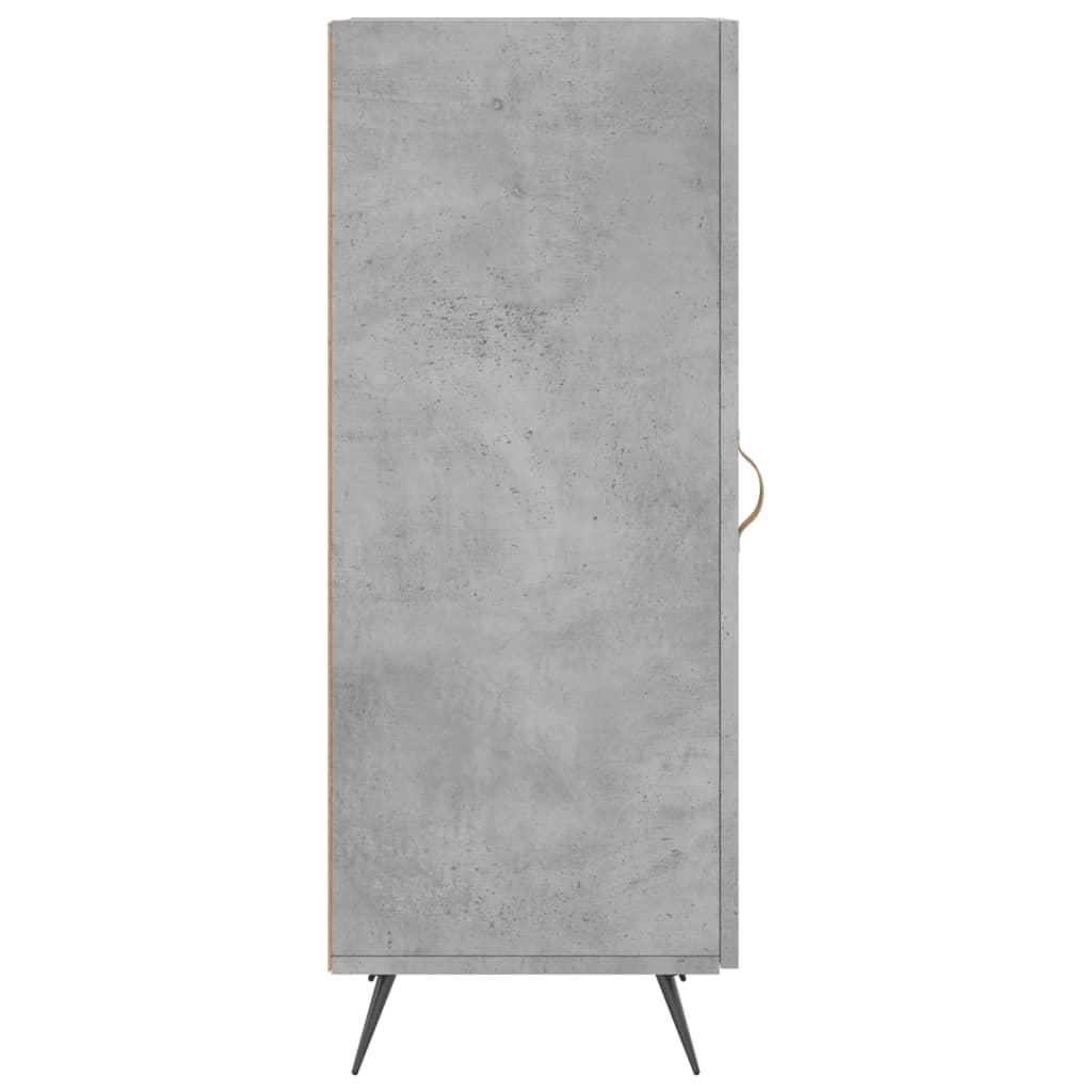 Sideboard Concrete Grey 34.5x34x90 cm Engineered Wood