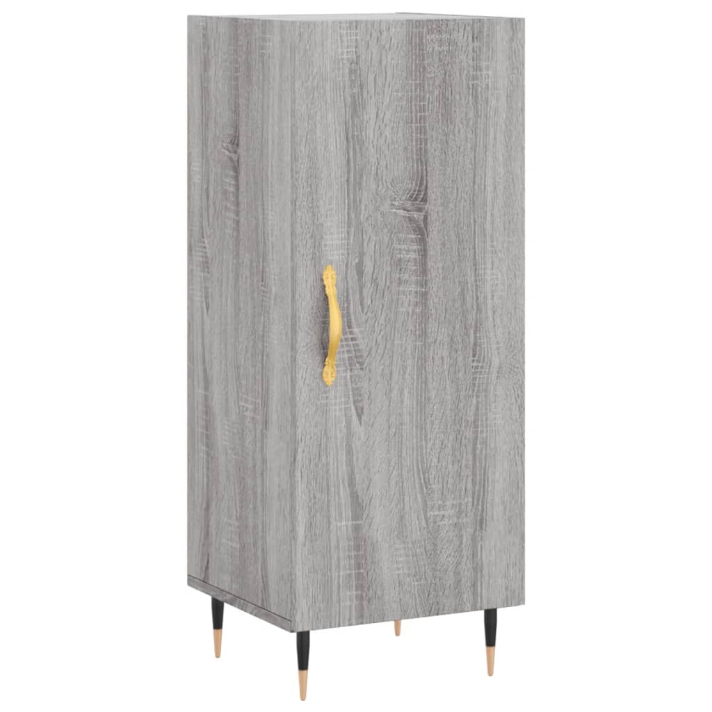 Sideboard Grey Sonoma 34.5x34x90 cm Engineered Wood