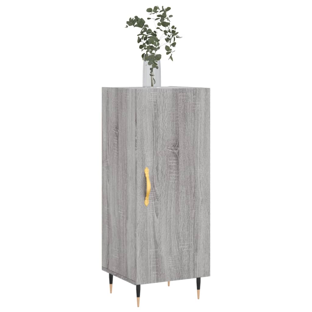 Sideboard Grey Sonoma 34.5x34x90 cm Engineered Wood