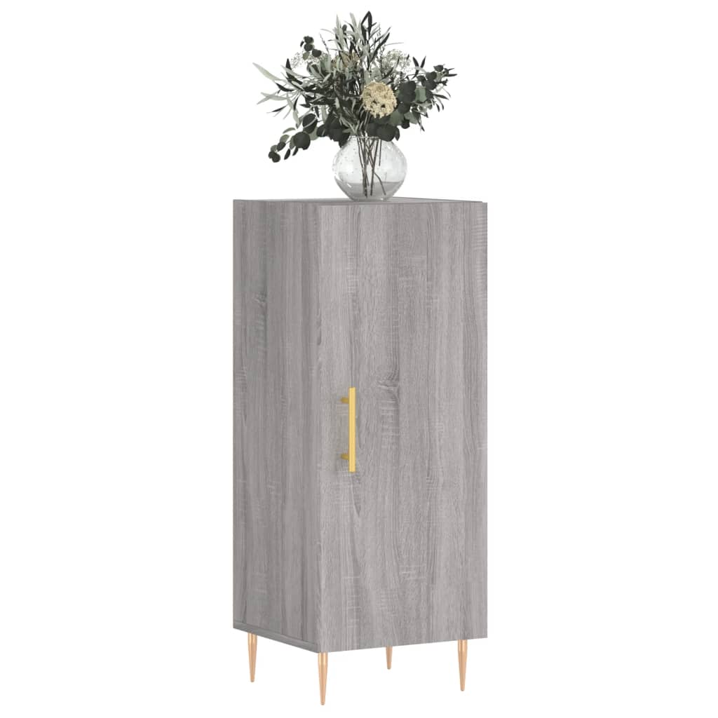 Sideboard Grey Sonoma 34.5x34x90 cm Engineered Wood