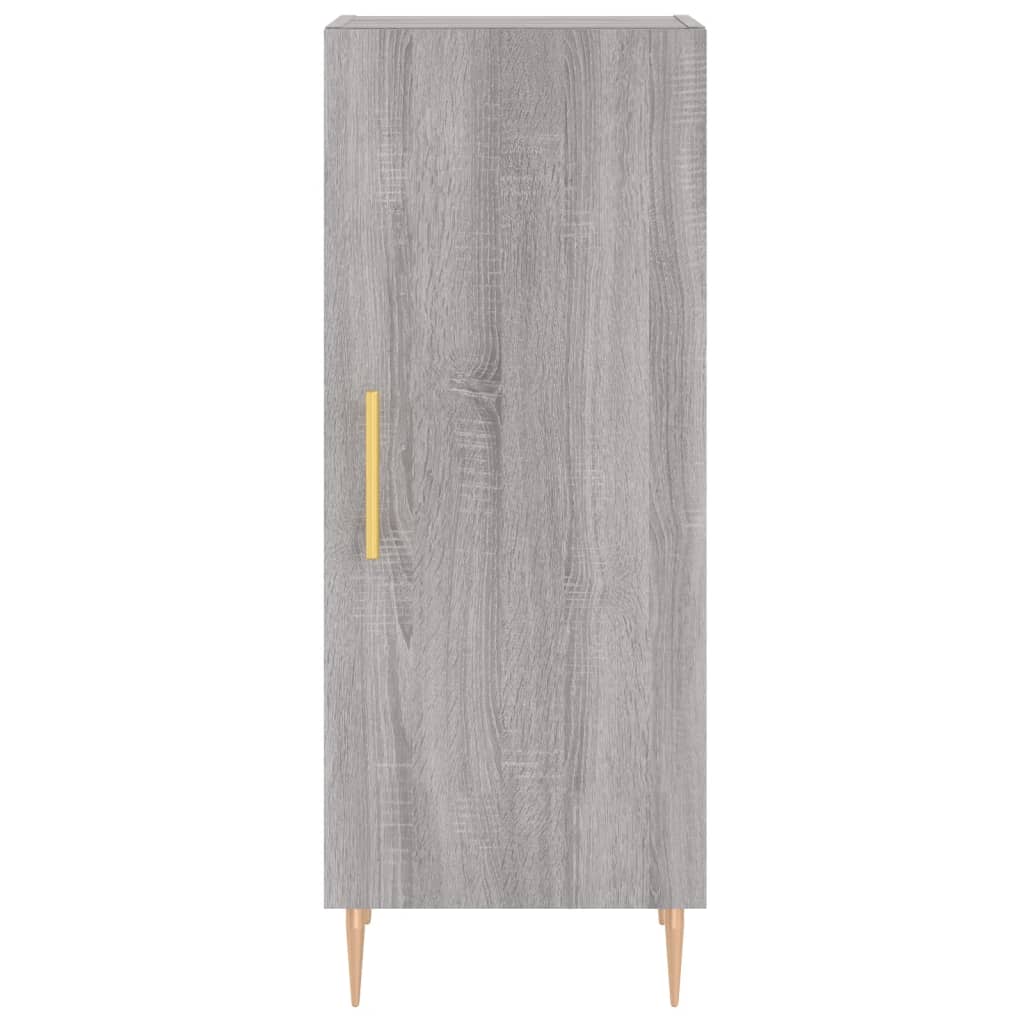 Sideboard Grey Sonoma 34.5x34x90 cm Engineered Wood