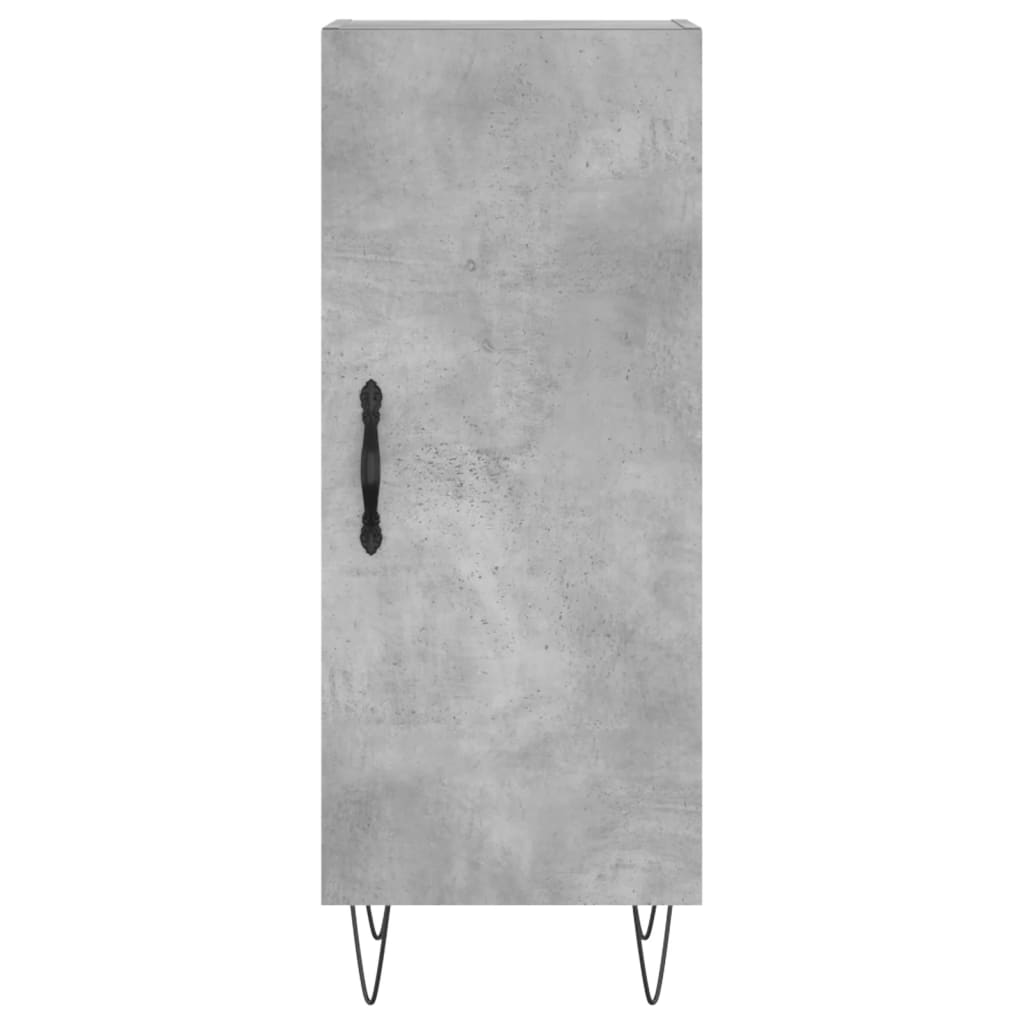 Sideboard Concrete Grey 34.5x34x90 cm Engineered Wood