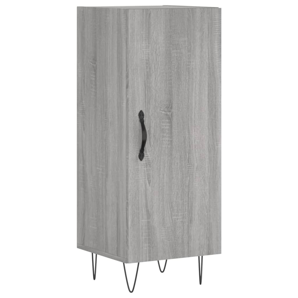 Sideboard Grey Sonoma 34.5x34x90 cm Engineered Wood