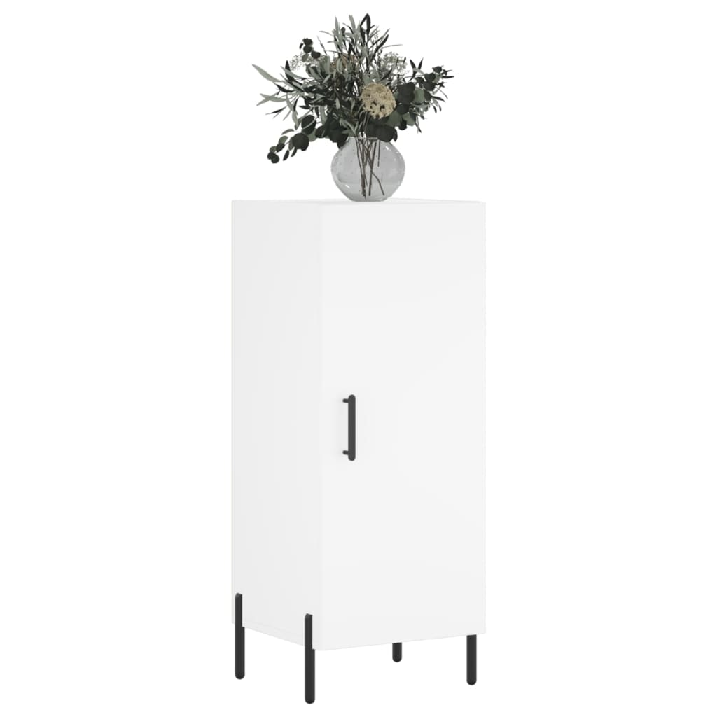 Sideboard White 34.5x34x90 cm Engineered Wood