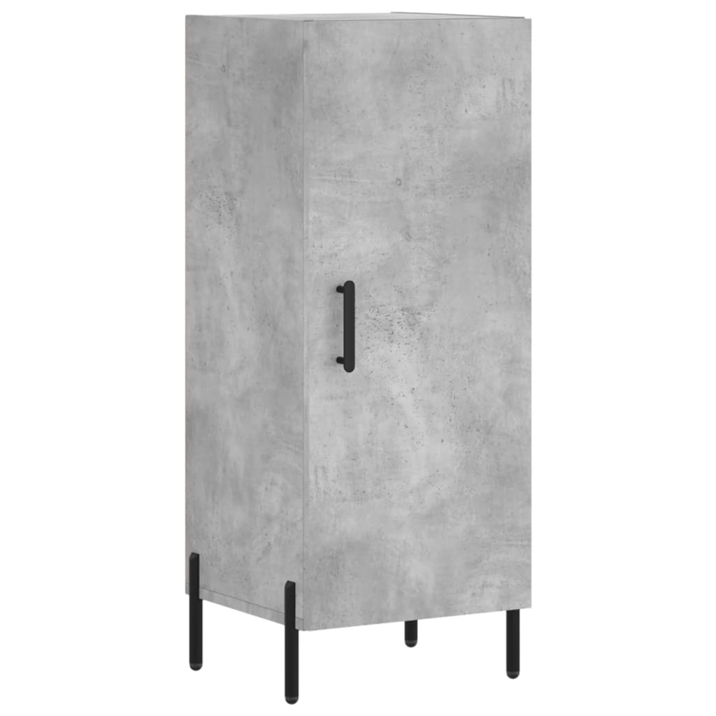 Sideboard Concrete Grey 34.5x34x90 cm Engineered Wood