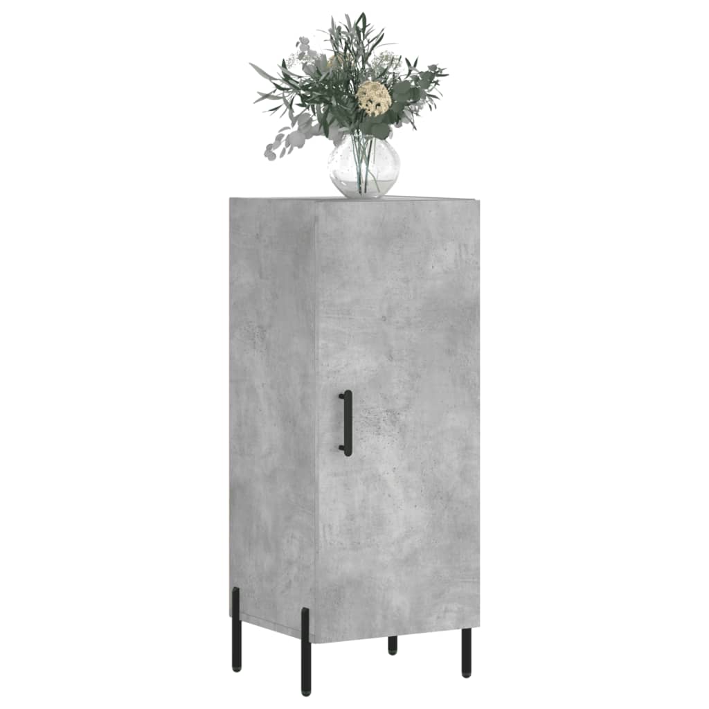 Sideboard Concrete Grey 34.5x34x90 cm Engineered Wood
