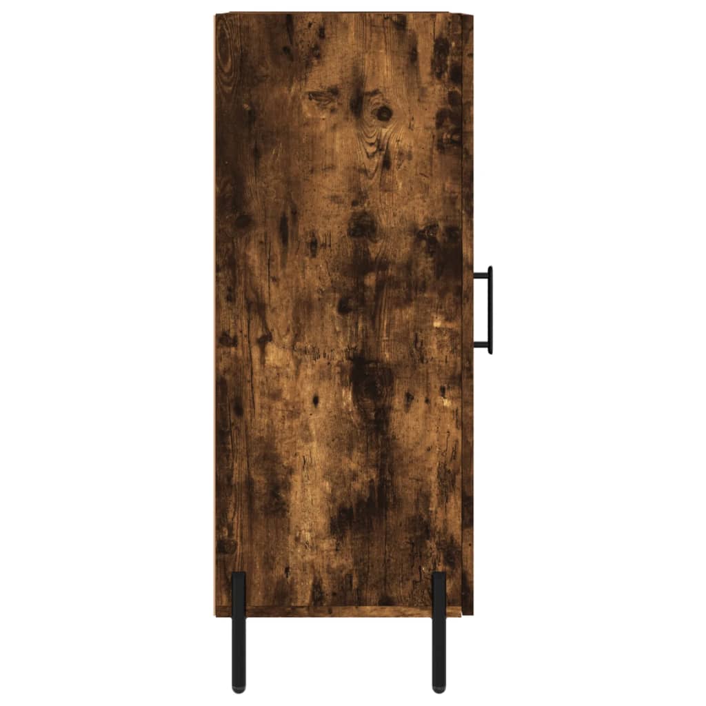 Sideboard Smoked Oak 34.5x34x90 cm Engineered Wood
