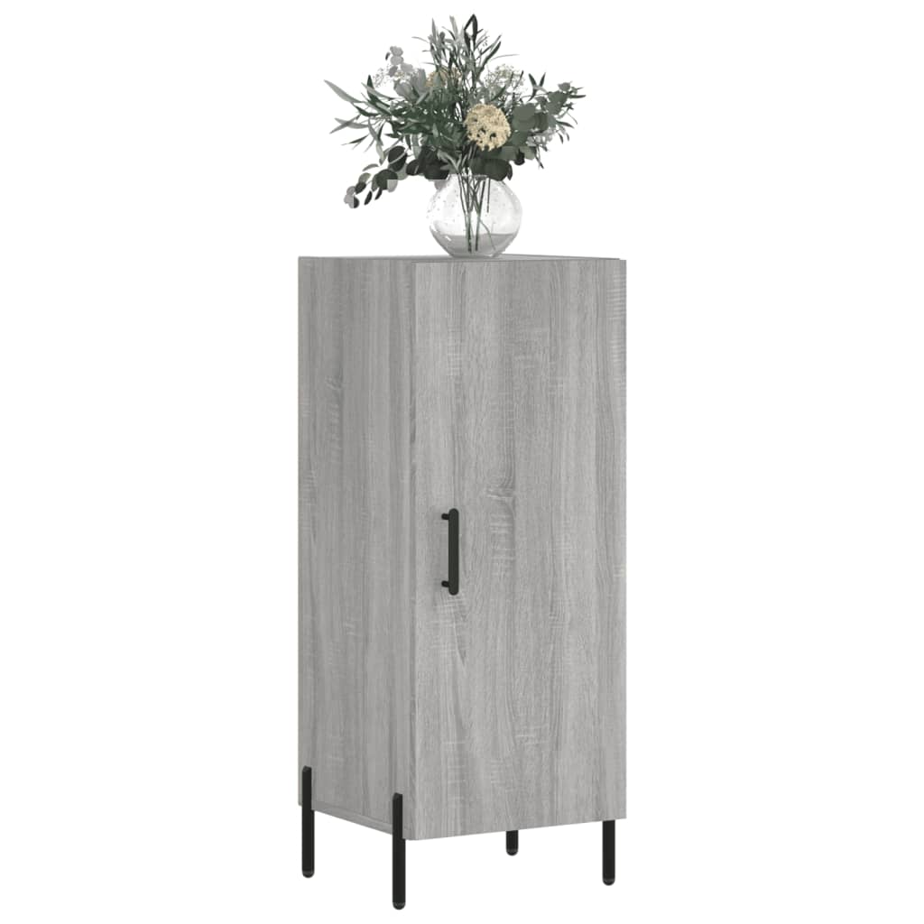 Sideboard Grey Sonoma 34.5x34x90 cm Engineered Wood