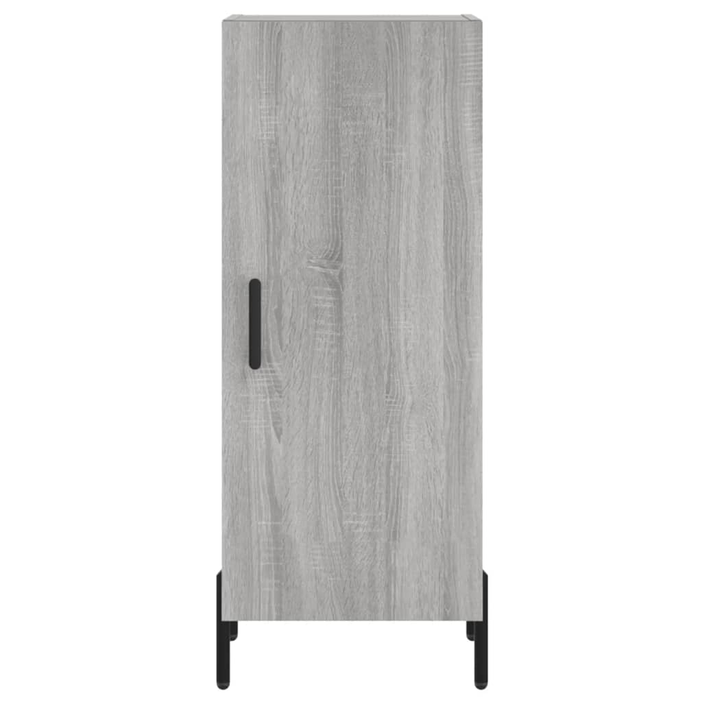 Sideboard Grey Sonoma 34.5x34x90 cm Engineered Wood