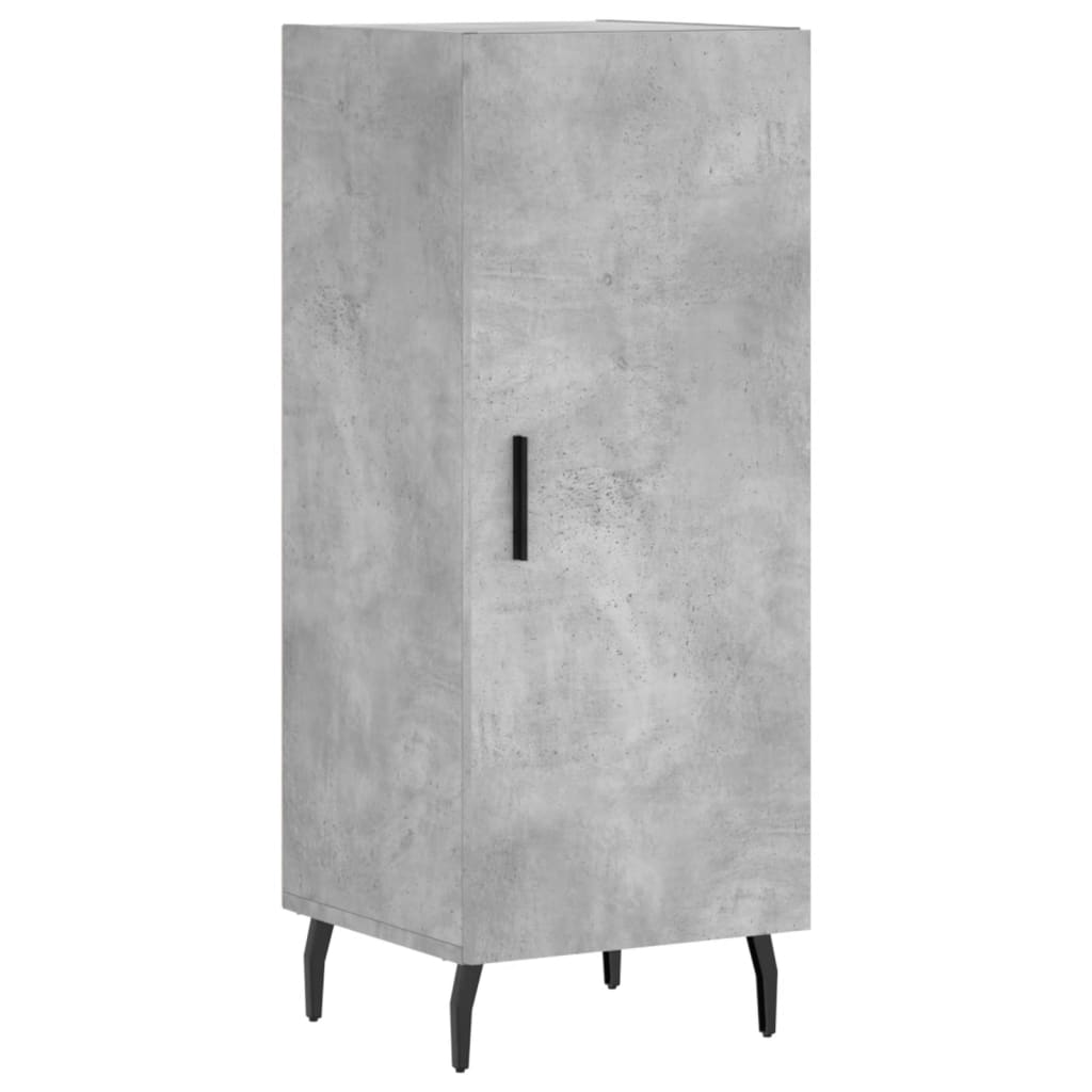 Sideboard Concrete Grey 34.5x34x90 cm Engineered Wood