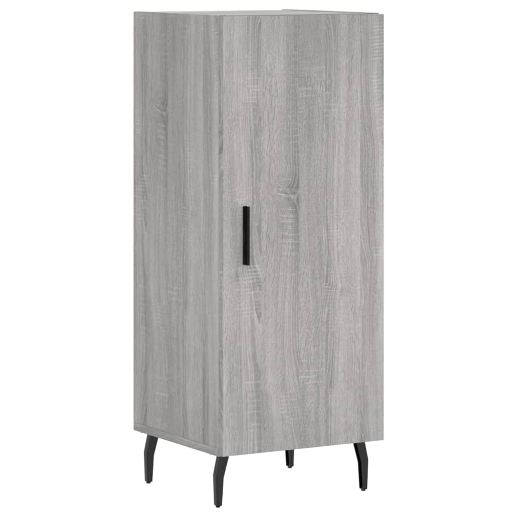 Sideboard Grey Sonoma 34.5x34x90 cm Engineered Wood
