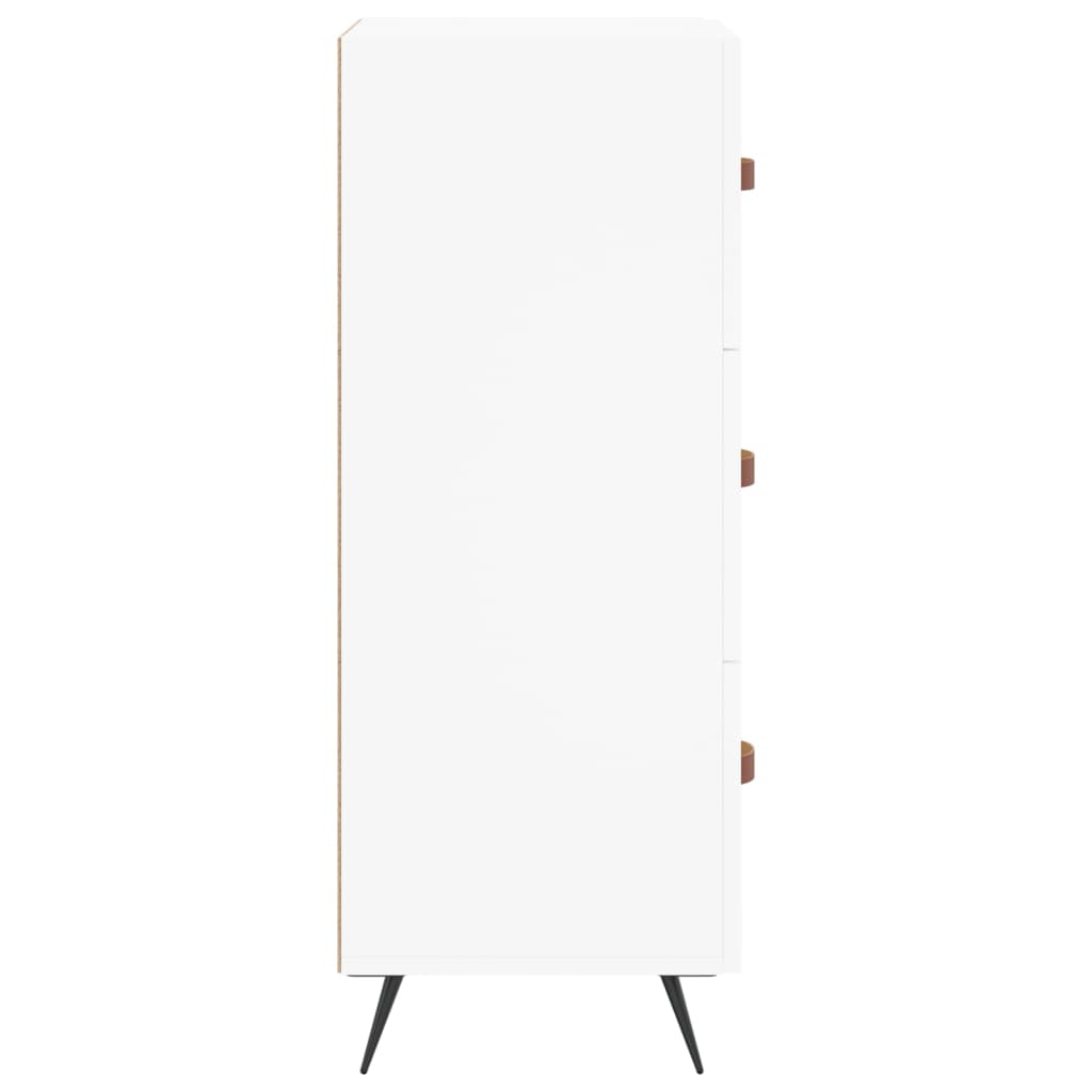 Sideboard White 34.5x34x90 cm Engineered Wood