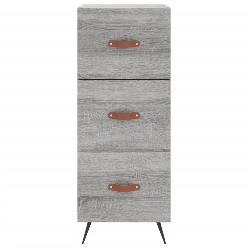 Sideboard Grey Sonoma 34.5x34x90 cm Engineered Wood