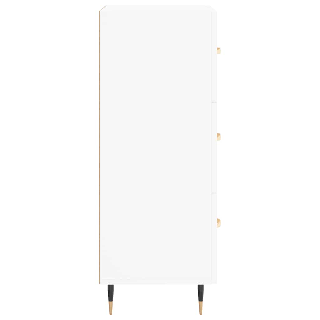 Sideboard White 34.5x34x90 cm Engineered Wood