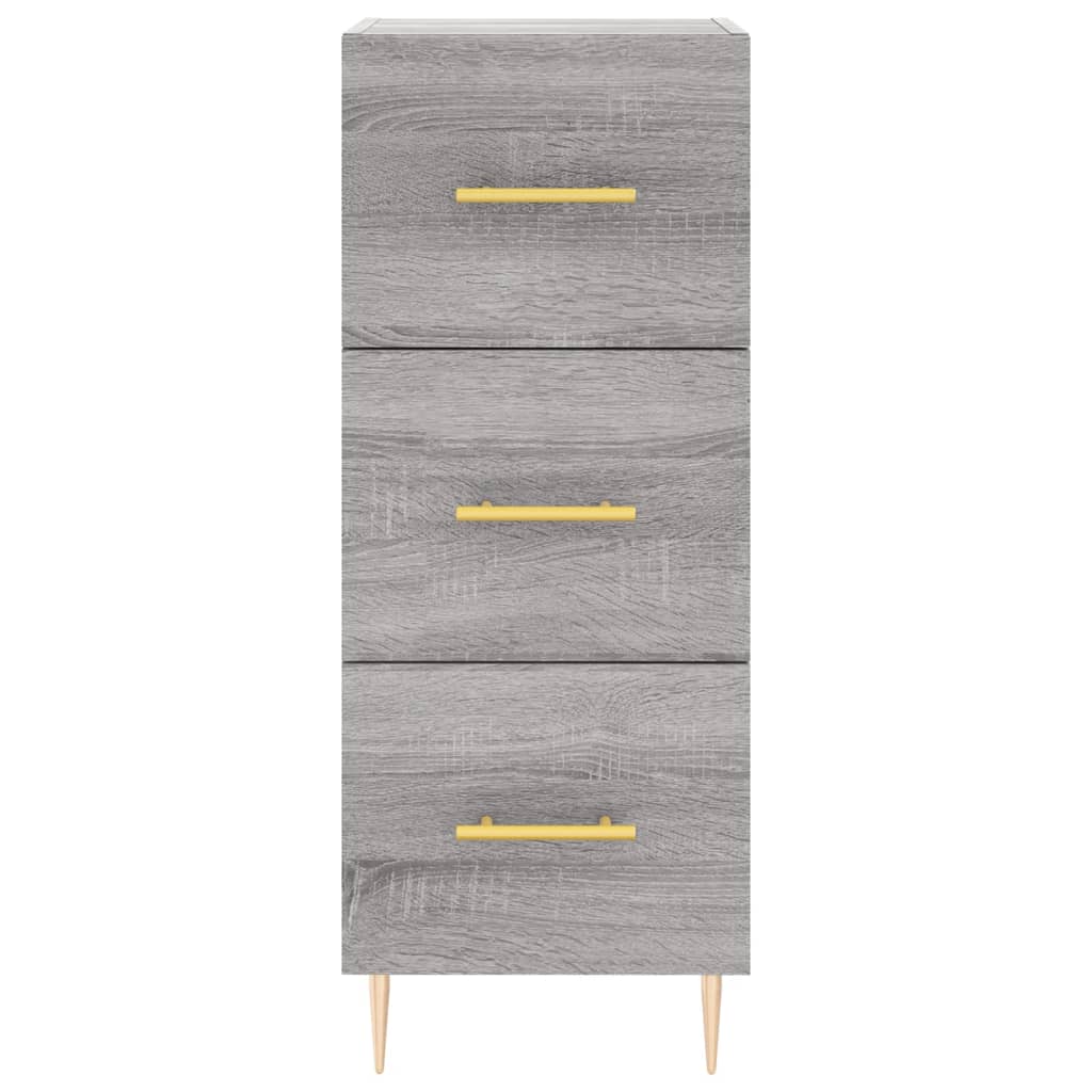 Sideboard Grey Sonoma 34.5x34x90 cm Engineered Wood